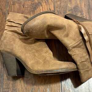 Fergalicious Brown Heeled Boots